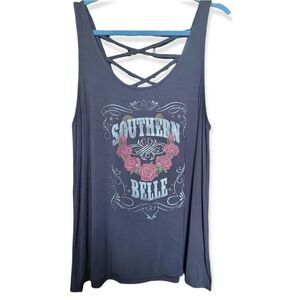 Torrid Southern Belle Tank with Criss Cross Back
